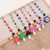 Llavero de color coreano transfronterizo con forma de hongo, joyería, resina de dibujos animados, ojo de diablo creativo, accesorio para bolso, colgante