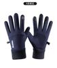 Guantes de Ciclismo a Prueba de Viento de Invierno en Stock, Guantes Impermeables y Cálidos para Exteriores para Hombres y Mujeres, Guantes Deportivos para Montañismo Antideslizantes con Dedos Separados