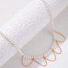 Collar de cadena de perlas de estilo coreano, nuevo y moderno, sencillo y elegante, combina con todo, cadena de clavícula para mujer.
