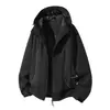 Cortavientos exterior estilo americano para hombre, nueva colección otoño/invierno 2026, moderno y elegante, a prueba de viento, y disponible como conjunto para parejas, con diseño de capucha