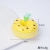 Pegatinas de refrigerador de dona de simulación de alto rebote de PU decoración creativa para el hogar comida de simulación juego postre