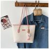 Bolsa de Mão Grande Elegante e Simples para Mulheres 2026 Nova Bolsa Tote Estampada Estilosa Grande Capacidade Casual para o Dia a Dia Bolsa de Ombro Tendência