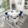 Juego Simple de Mesa y Sillas para Recepción, Mesa de Negociación, Mesa y Sillas para Recepción de Tienda de Uso Comercial, Mesa Redonda Pequeña para Oficina y Ocio