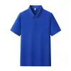 Camisa tipo polo de trabajo personalizada para mujeres y hombres, ropa corporativa de verano de manga corta con estampado de logotipo, color liso, camiseta transpirable y agradable para la piel