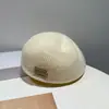 Boina de Uso Invertido Estilo Coreano para Mulheres, Novo Estilo Outono e Inverno, Chapéu Estruturado que Faz o Rosto Parecer Menor