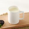 Taza de Desayuno de Porcelana de Hueso para Avena Taza de Leche Cerámica de Gran Capacidad Calentamiento en Microondas Bol para Yogur y Avena Hogareño