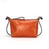 Venta al por mayor Nueva Bolsa Cruzada de Moda de Cuero Genuino Primera Capa Piel de Vaca Simple Bolsa Cuadrada Pequeña Retro Cuero Suave Bolso de Hombro para Mujer