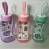 Taza de Agua Espacial Pequeña Simple Portátil para Niños Estudiantes Adultos Hogar Plástico Taza de Bebida Directa