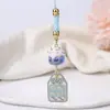 Colgante de gato de la suerte de cerámica paz alegría buena moral paz alegría colgante para teléfono móvil buena suerte adornos colgantes