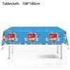 Nuevo Paw Patrol Cumpleaños Infantil Fiesta de Vacaciones Desechable Banner de Perro Plato de Papel Vaso de Papel Plato de Papel Suministros para Fiesta