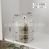 Pote de Armazenamento Redondo Quadrado Transparente de Luxo Leve e de Alta Qualidade Pote Selado para Frutas Secas Pote de Armazenamento de Lanches para Sala de Estar Casa de Chá