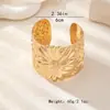 Pulseira Aberta de Novo Estilo Transfronteiriça de Alta Qualidade Natural Fresca Flor Ajustável Tamanho Pulseira Aberta para Mulheres