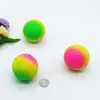 Bola de Borracha Sólida Arco-Íris Saltitante, Bola Brinquedo para Morder Resistente para Cães, Treinamento Interativo e Alívio do Tédio Suprimentos para Animais de Estimação Atacado
