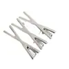 Pasador de Metal Plateado Hueco con Forma de Estrella, Pinza para Flequillo Lateral para Mujer, Pinza de Pato para Flequillo Frontal, Accesorio para el Cabello de Pasador Recto