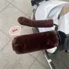 Nuevo cubrellaves de coche eléctrico de invierno, cálido, para coche a batería de tres ruedas, universal, guantes de felpa con forro polar, a prueba de frío