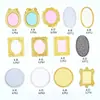 Moldura de Liga para Nail Art Painel de Exibição de Trabalho para Salão de Unhas Peça de Unha Adereços de Fotografia Redondo Retrô Acessórios de Nail Art Yiwu