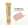 Corrector Meixier Tubo Dorado Pequeño para Manchas, Marcas de Acné, Ojeras, Tatuajes, Base Líquida, Cobertura Fuerte y Poder Ocultador