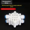 Conexão de Quatro Lados Tubo de 1/4 Válvula de Distribuição de Quatro Vias Máquina de Água Pura Sem Cartucho Máquina RO Válvula de Quatro Lados Interruptor de Válvula de Conexão Rápida de Quatro Lados