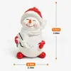 Enfeite de resina de boneco de neve de Natal, best-seller transfronteiriço para decoração de casa, adequado para decoração de ambiente de escritório, mesa de jantar e sala de estar