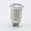 Loniu Anillo de Pies de Tornillo de 16 mm con Luz Autobloqueante (Autorrestaurable) Fuente de Alimentación de Arranque Circular Avance Lento Botón Pequeño