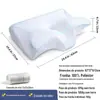 Almofada de Espuma de Memória Amazon Transfronteiriça Enrolada em Formato de Borboleta, Almofada de Memória para Proteção da Coluna Cervical, Núcleo de Almofada de Retorno Lento para Uso Doméstico