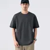 Camiseta de manga corta de textura ligera y secado rápido para hombre, verano 2026, nueva marca de moda, talla grande, ropa de alta gama, estilo de camiseta para hombre