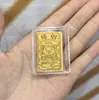 Pegatina para Teléfono Beige Dorado Agua Caqui Ruyi Oro Puro Pegatina para Teléfono Princesa Por Favor Hazte Rico Regalo Viral Pegatina Dorada