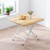 Mesa plegable para comedor, sencilla, para uso doméstico, para alquiler en dormitorios, mesa rectangular, mesa de escritura, mesa pequeña portátil.