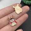 Transfronterizo Mixto 50 Dibujos Animados Navideños Gotas de Aceite Lindo Santa Reno Muñeco de Nieve Colgante Accesorios para Joyería DIY