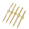AliExpress Nuevo Reloj de Pulsera Sencillo de Lujo para Mujer con Esfera Redonda, Pequeña Pantalla Digital, Moderno y Elegante, Reloj de Pulsera Pequeño con Estrella de Cuatro Puntas