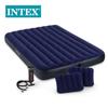 Intex Auténtica Original Azul para Acampar al Aire Libre Cama Inflable Doble Dobladillo Colchoneta de Aire Colchoneta de Aire Cama Venta al por Mayor