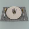 Suprimentos para hotéis PVC Placemat descartável Plate Mat Coaster Simples cor sólida PVC à prova d'água antiderrapante Western Placemat Teslin