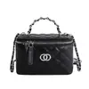 Bolsa Pequeña de Bordado de Diamantes para Mujer 2026 Nueva Moda Versátil Bolso Cruzado con Cadena Exquisito Muy Popular Forma de Caja Cuadrada Pequeña