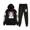 Comercio exterior nuevo casa de juegos de espías Spy X Family pareja sudadera con capucha leggings traje de dos piezas