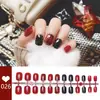 Uñas Postizas Portátiles Pre-hechas al por Mayor, Uñas Portátiles de Tira Completa Simples con un Toque de Lujo, Colección de Pegatinas Blanqueadoras para Uñas