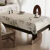 Toalha de Mesa Estilo Francês, Impermeável, à Prova de Óleo, Não Precisa Lavar, Luxo Leve, Toque de Alta Qualidade, Toalha de Mesa Retangular para Mesa de Jantar, Capa de Mesa de Centro em PVC que Melhora o Ambiente