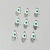 Pulsera Colgante Gota de Plata del Tíbet Collar Joyería de Metal Popular en Europa, América y Oriente Medio Accesorios Ojo del Diablo Fábrica Turca