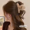 Pinza de Garra de Peluche de Flor Grande para Cabello Grueso Otoño/Invierno Pinza de Punto de Alta Gama 2026 Nuevo Pinza de Tiburón Accesorios para el Cabello de Mujer