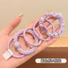 Elásticos de Cabelo Dopamina de Alta Elasticidade para Meninas Prender Rabos de Cavalo Altos Sem Danificar o Cabelo, Elásticos Simples e Versáteis para Bebês