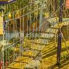 Equipo de Expansión Red Mágica para Cruce de Jungla, Puente Colgante al Aire Libre de Aventura para Parque de Atracciones a Gran Escala, Tirolesa, Escalada