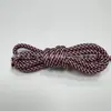 Corda Paracord Poliéster Redonda Sarja Colorida Preta 5mm Cordão para Bolsa DIY Corda de Moletom Calça Corda de Mala