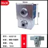 Conector de Fijación Rápido Galvanizado de Hierro Cuadrado 40*40mm para Tubo Cuadrado 25*25 Abrazadera de Fijación para Tubo de Acero Cuadrado Sin Soldadura Requerida
