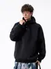 Sudadera con capucha de peso pesado americana para hombre, Primavera, Otoño e Invierno 2025, Nueva Marca de Moda, Holgada, Talla Grande, Tops Casuales para Jóvenes