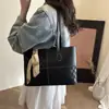 Lenço de Seda Decorativo Tendência 2025 Novo Estilo Simples Diário Trabalho Deslocamento Casual Grande Capacidade Bolsa Tote Fashion para Mulheres