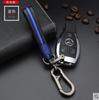 Actividad de tienda 4S regalo logotipo de coche llavero de metal punto llavero de cuerda tejida a mano personalización