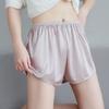 Calças de segurança de novo estilo de verão feminino solto para uso externo fino sem ondulação Leggings de seda de gelo para mulheres