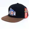 Gorra para niños de comercio exterior, gorra de béisbol de visera plana, estilo callejero de dibujos animados, gorra de hip-hop para baile callejero versión coreana, sombrero de sol de verano, moderno