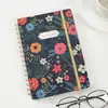 Suministro Exclusivo Transfronterizo de Cuaderno Espiral Tapa Dura A5 con Elástico, Cuaderno Espiral con Páginas Rayadas, Cuaderno de Negocios