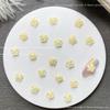 Accesorios Populares de Xiaohongshu para Uñas con Brocado de Nube y Estrellas, Decoraciones de Uñas Luminosas Translúcidas Estilo Francés, Accesorios para Aretes DIY