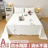Sábana Impermeable de una Pieza para Personas Mayores, Bebés y Mascotas, Lavable, Adecuada para Usar como Cubierta de Cama o Funda de Almohada, Ropa de Cama para el Hogar